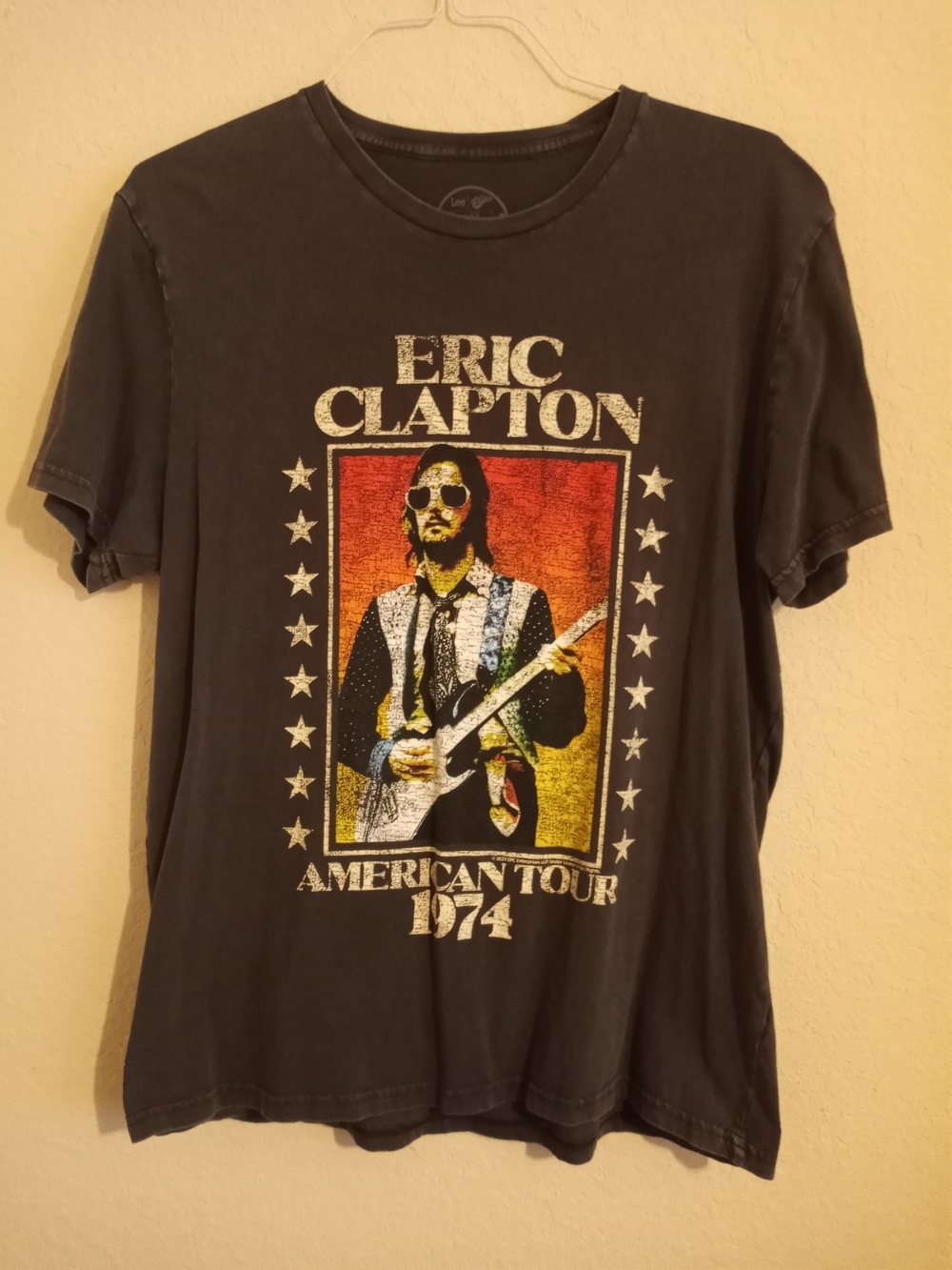 Eric Clapton Graphic Tour T-Shirt - American Tour 1974